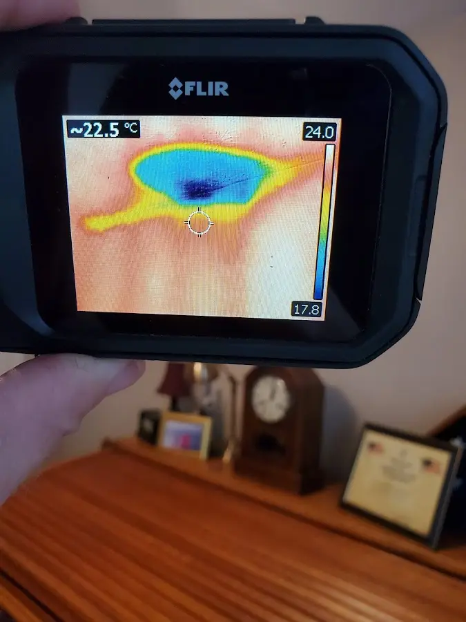 Thermal imaging inspection for water damage in Palm Coast