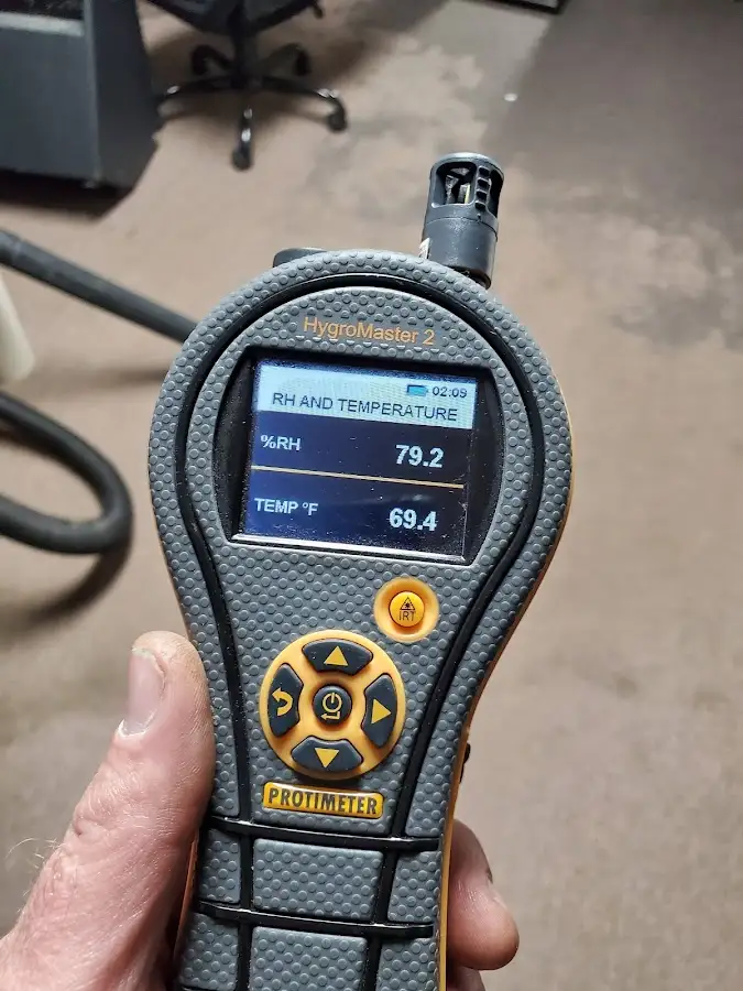 Moisture meter humidity assessment for Mold Remediation & Removal in Palm Coast